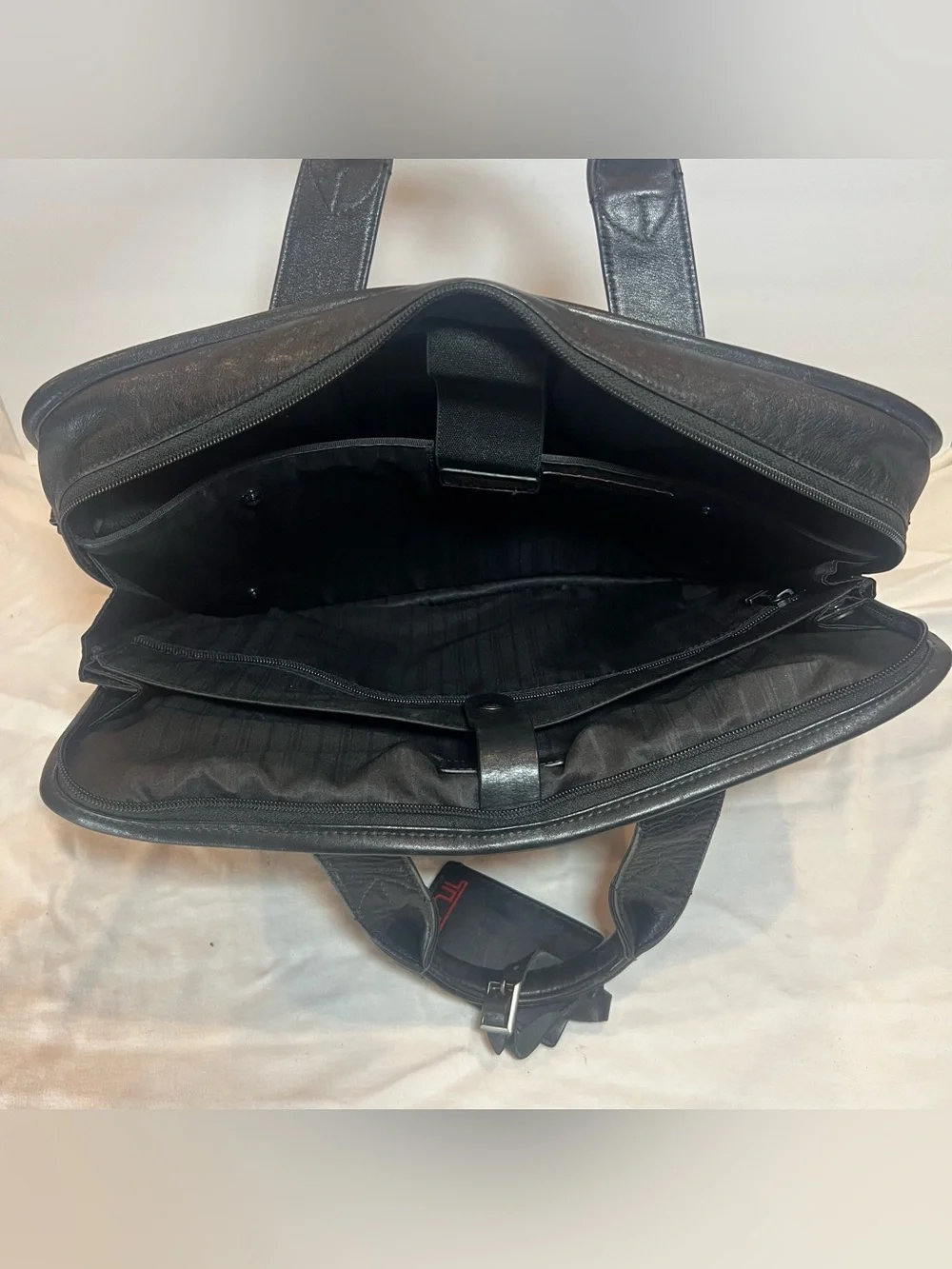 Tumi Alpha T-Pass Leather Laptop Briefcase (# 96516DH)